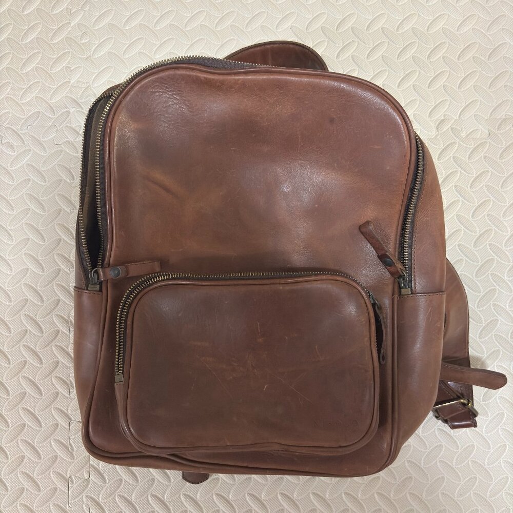 NISOLO Cordoba Backpack Chestnut Leather